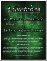 Three Sketches for Woodwind Ensemble - Movement 3 P.O.D. cover